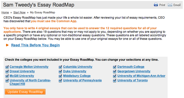 how to write a roadmap for an essay
