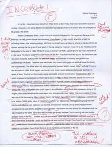 Thesis in essay